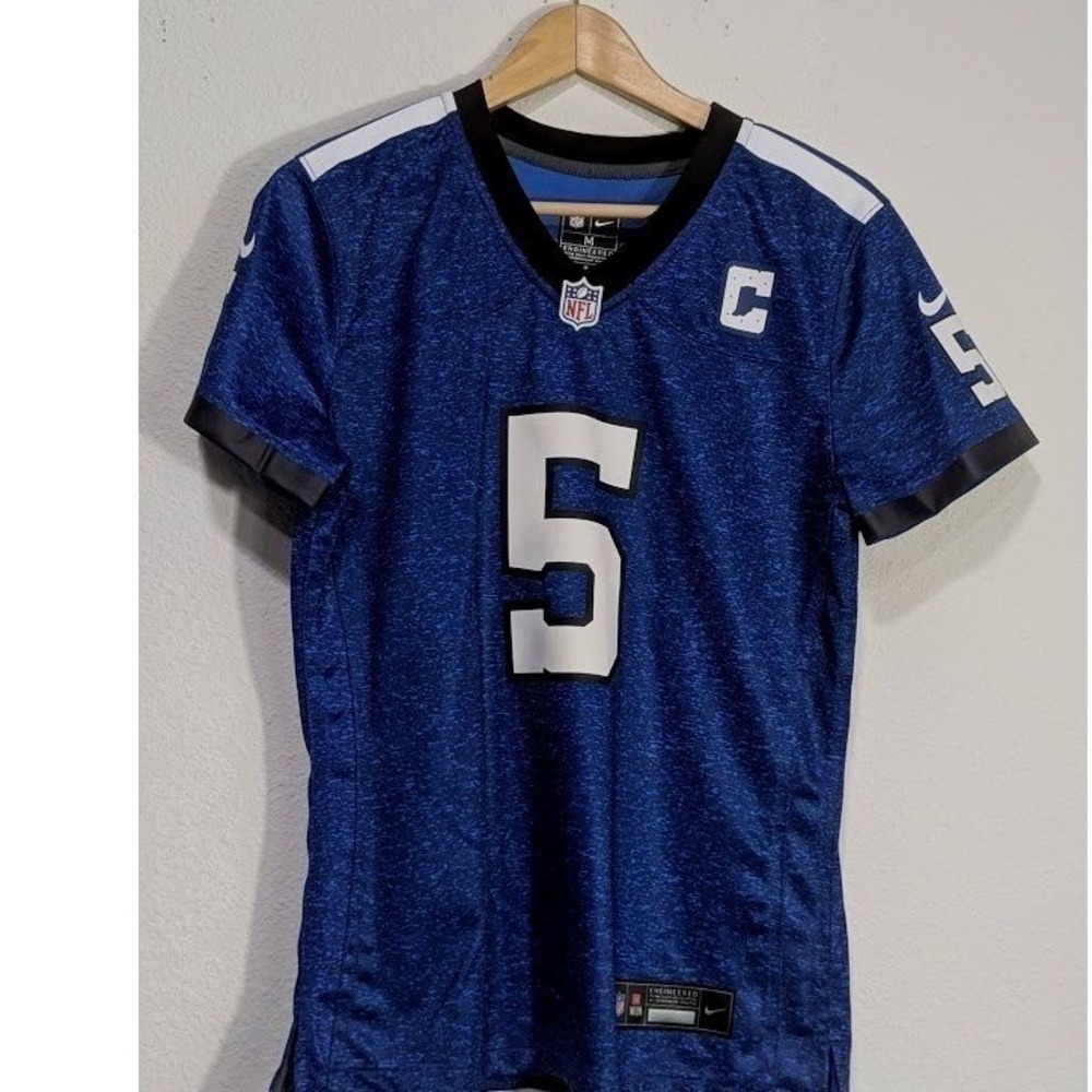 Nike Indianapolis Colts Anthony Richardson #5 Engineered Jersey Men's M Blue NFL - Picture 6 of 12